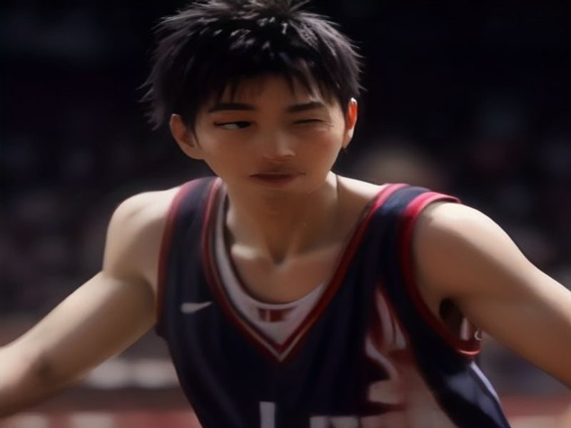 米兰体育用户篮球迷小林头像，年轻男性NBA球迷